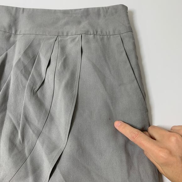 ANN TAYLOR LOFT Pastel Blue Mini Skirt Size 4P - Picture 7 of 9